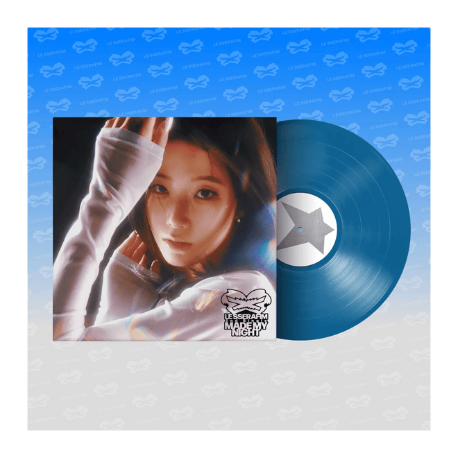 Le Sserafim - LP Vinilo "Made My Night - Chemical Night" (Sky Blue Ver.) - D2fy - Direct To Fans - LE SSERAFIM