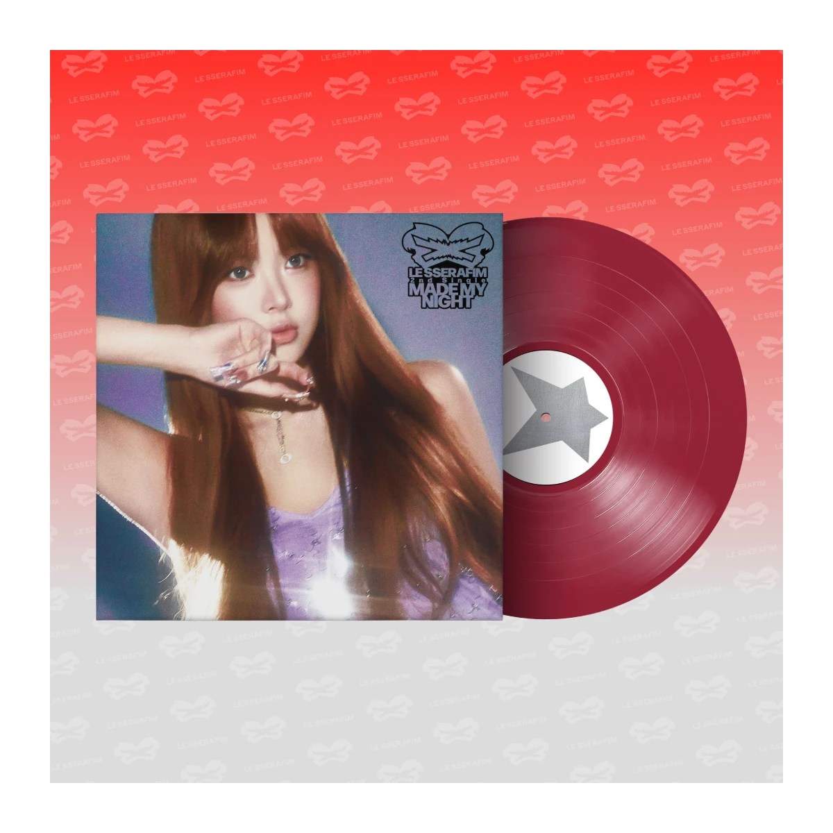 Le Sserafim - LP Vinilo "Made My Night - Chemical Night" (Warm Red Ver.)