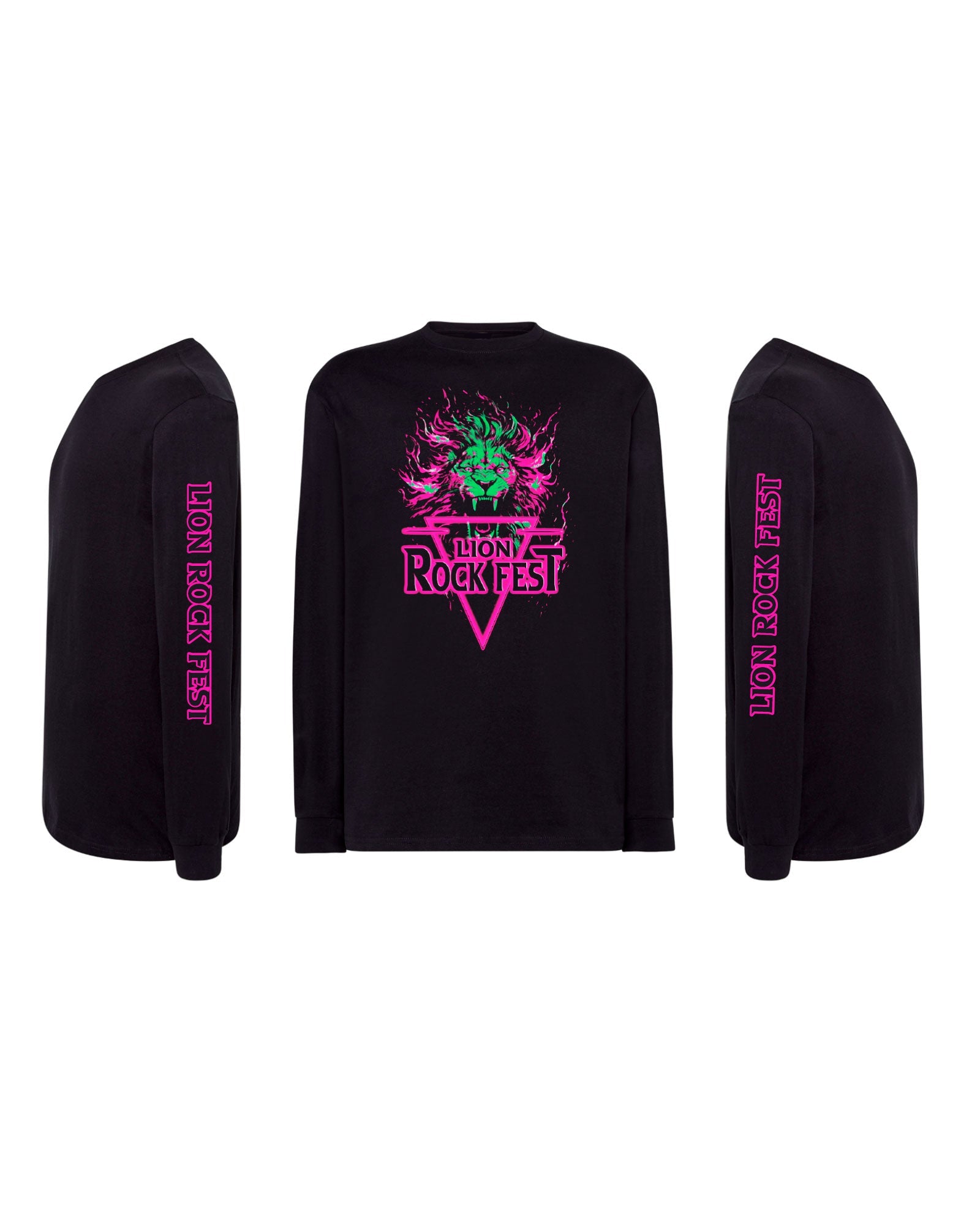 Lion Rock Fest - Camiseta Manga Larga Oficial Lion Rock Fest 2025 - D2fy · Rocktud - Loquillo