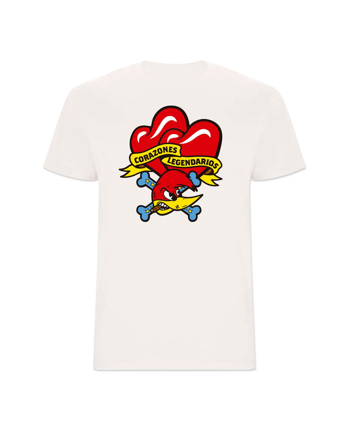 Loquillo - Camiseta "Corazones Legendarios" - D2fy · Rocktud - Loquillo