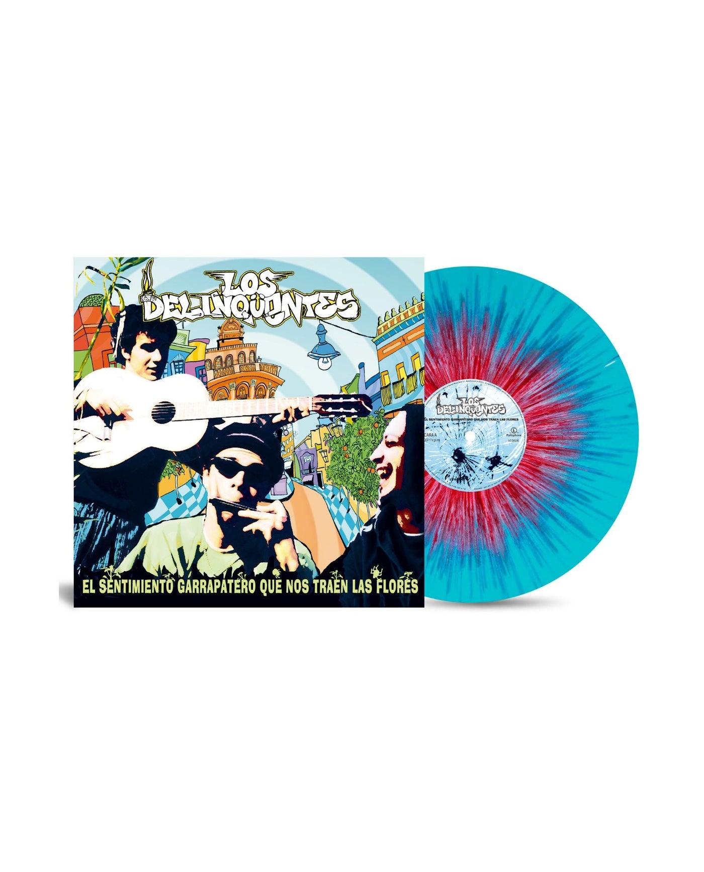 Los Delinqüentes - LP Vinilo "El sentimiento garrapatero que nos traen las flores" color splatter ed. limitada - D2fy - Direct To Fans - D2fy