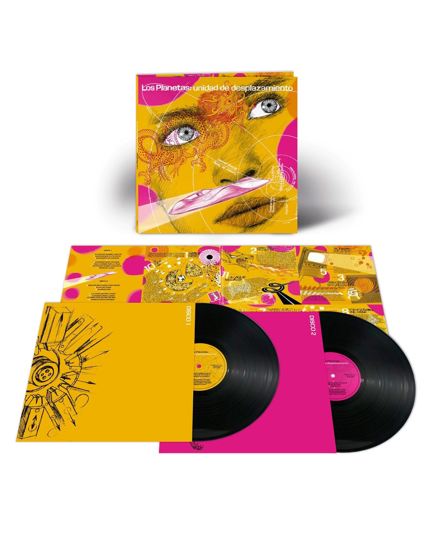 Los Planetas - 2LP Vinilo "Unidad de desplazamiento" - D2fy · Rocktud - Rocktud