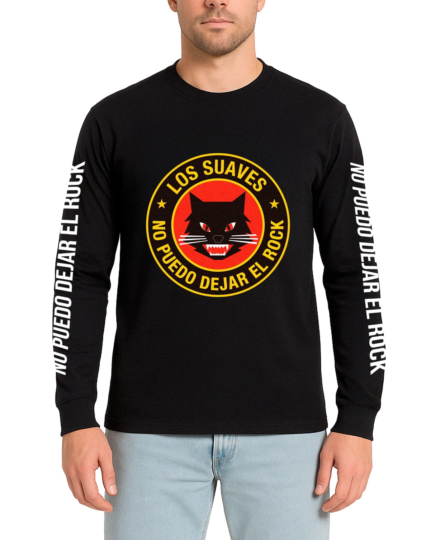 Los Suaves - Camiseta Manga Larga "No Puedo Dejar El Rock" - D2fy · Rocktud - Los Suaves