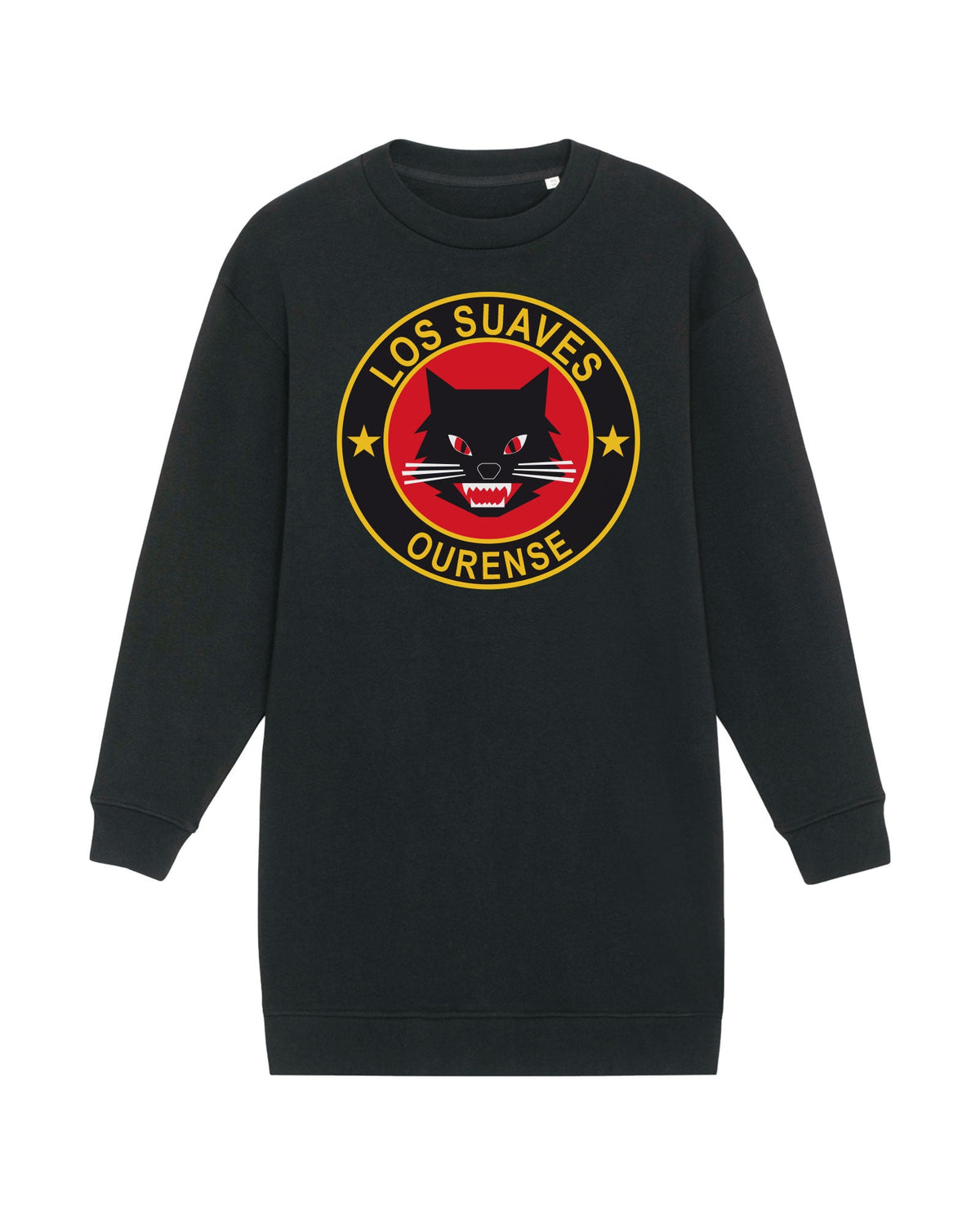 Los Suaves - Sudadera Vestido "Logo" Negra - D2fy · Rocktud - Los Suaves