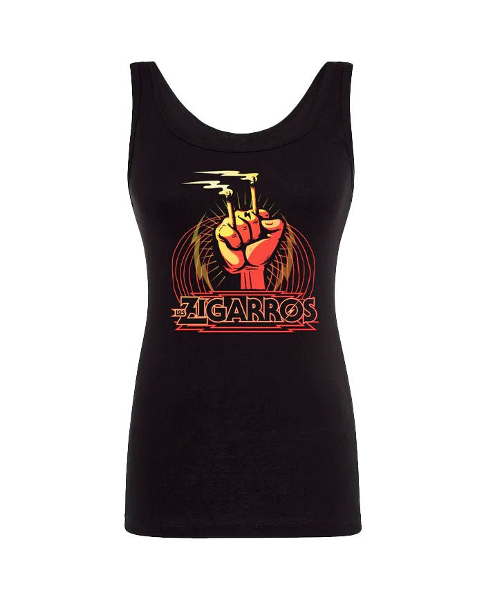 Los Zigarros - Camiseta Tirantes "Puño" Mujer - D2fy · Rocktud - Los Zigarros