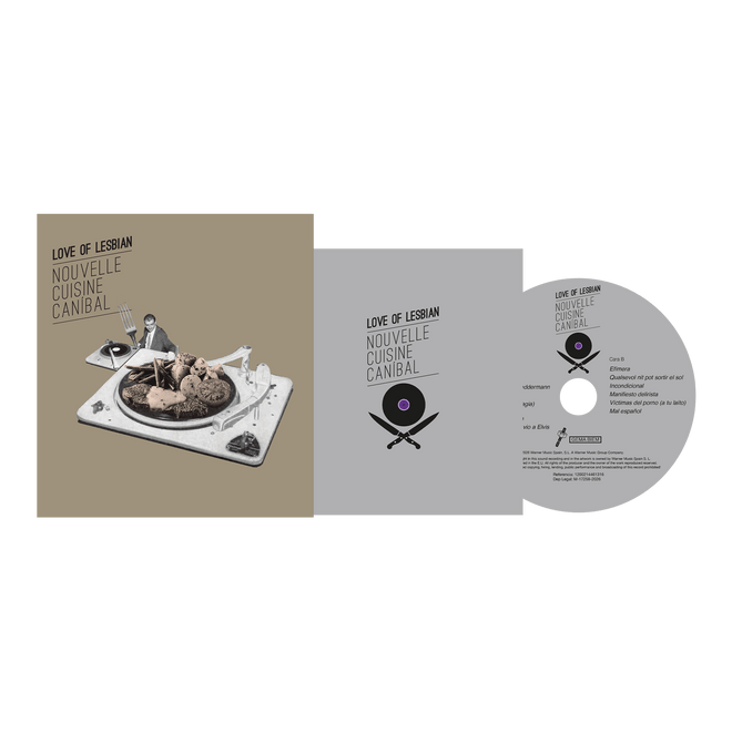 Love of Lesbian - CD "Nouvelle Cuisine Caníbal" - D2fy - Direct To Fans - Love of Lesbian