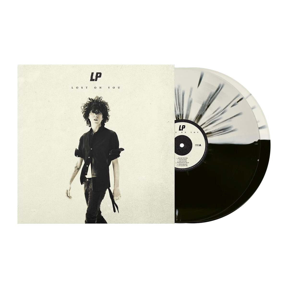 LP - 2LP Vinilo Splatter Blanco y Negro "Lost On You (10th Anniversary Deluxe Edition)"