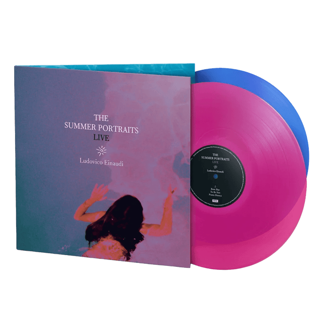 Ludovico Einaudi - LP Vinilo Azul y Rosa Transparente "The Summer Portraits Live" - D2fy - Direct To Fans - Ludovico Einaudi