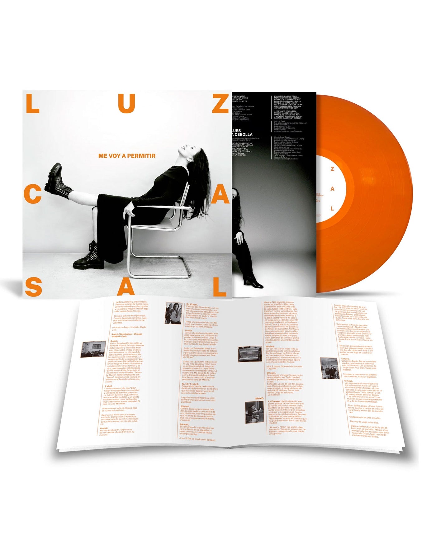 Luz Casal - LP Naranja "Me voy a permitir" - D2fy · Rocktud - Rocktud