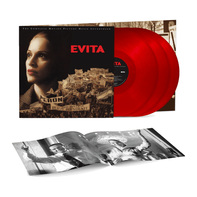 Madonna - 3LP Vinilo Color Rojo "Evita: The Complete Motion Picture Soundtrack" (Ed. Limitada) - D2fy - Direct To Fans - Madonna