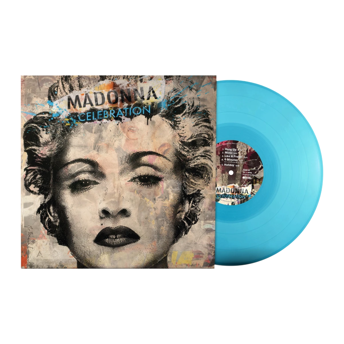 Madonna - LP Vinilo Color Azul Claro + Póster "Celebration" (Ed. Limitada)