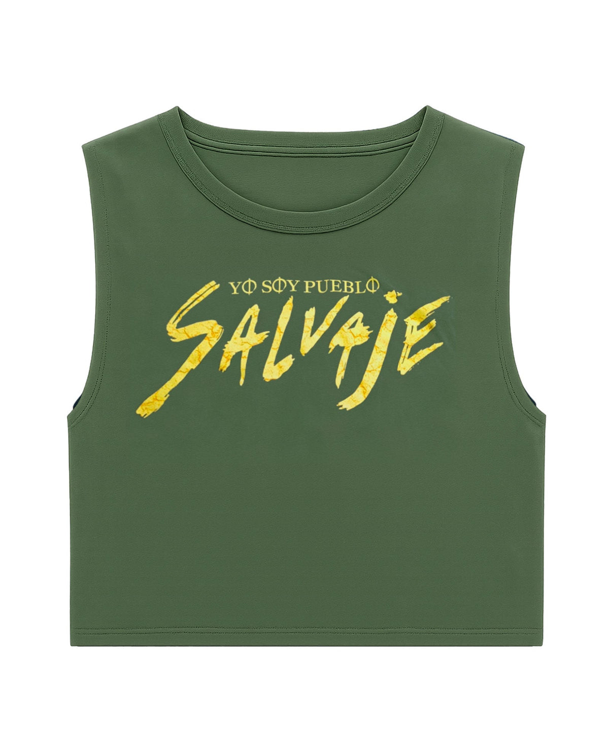 Manuel Carrasco - Camiseta Cropped "Yo Soy Pueblo Salvaje Desgastado" - Negro Vintage - D2fy · Rocktud - Manuel Carrasco