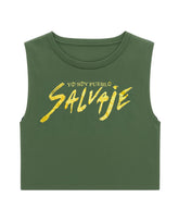 Manuel Carrasco - Camiseta Cropped "Yo Soy Pueblo Salvaje Desgastado" - Negro Vintage - D2fy · Rocktud - Manuel Carrasco