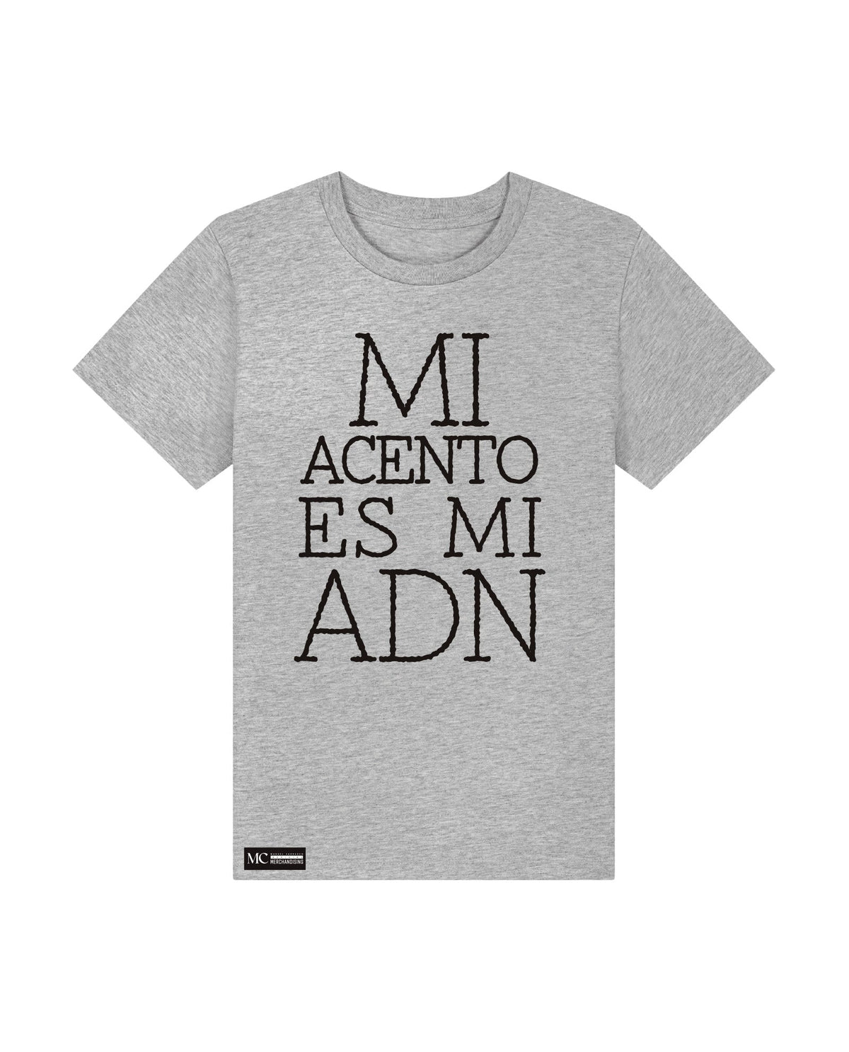Manuel Carrasco - Camiseta Niño "Mi Acento" Gris - D2fy - Direct To Fans - Manuel Carrasco