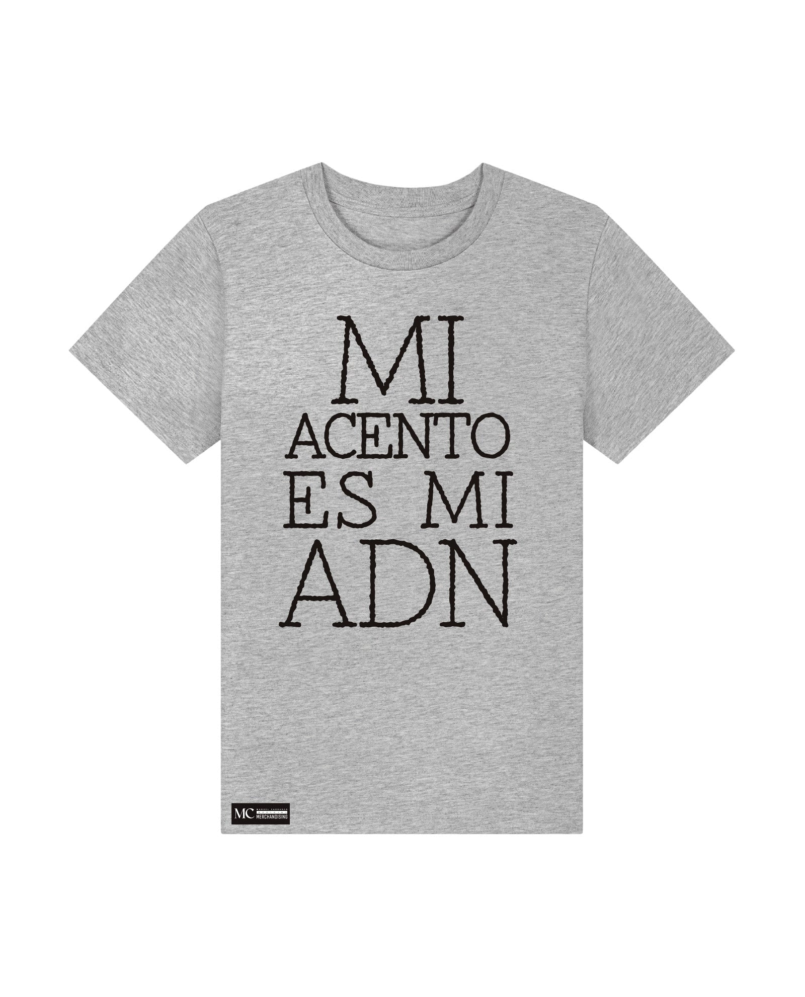 Manuel Carrasco - Camiseta Niño "Mi Acento" Gris - D2fy - Direct To Fans - Manuel Carrasco