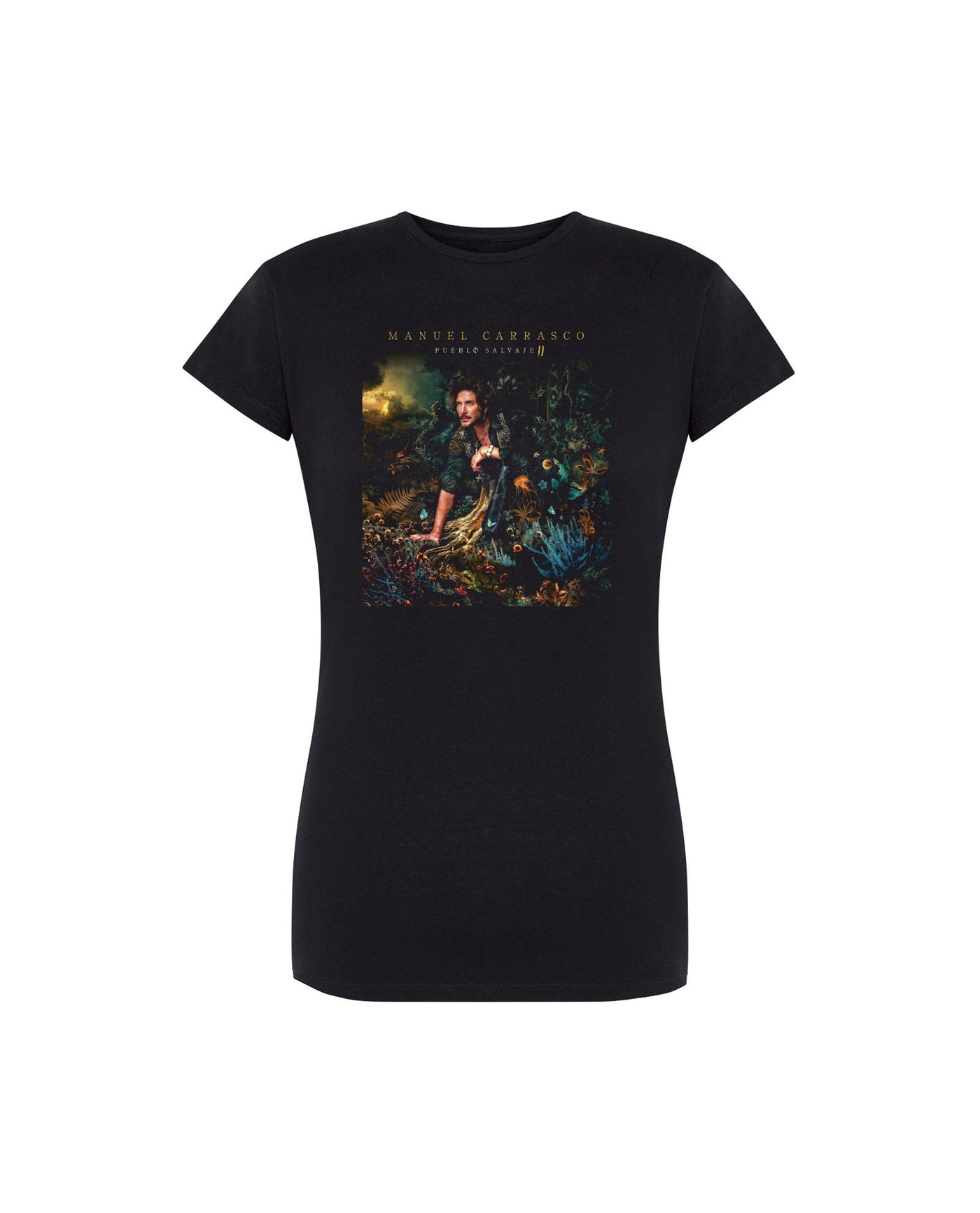 Manuel Carrasco - Camiseta "Pueblo Salvaje II" Mujer - D2fy · Rocktud - Manuel Carrasco