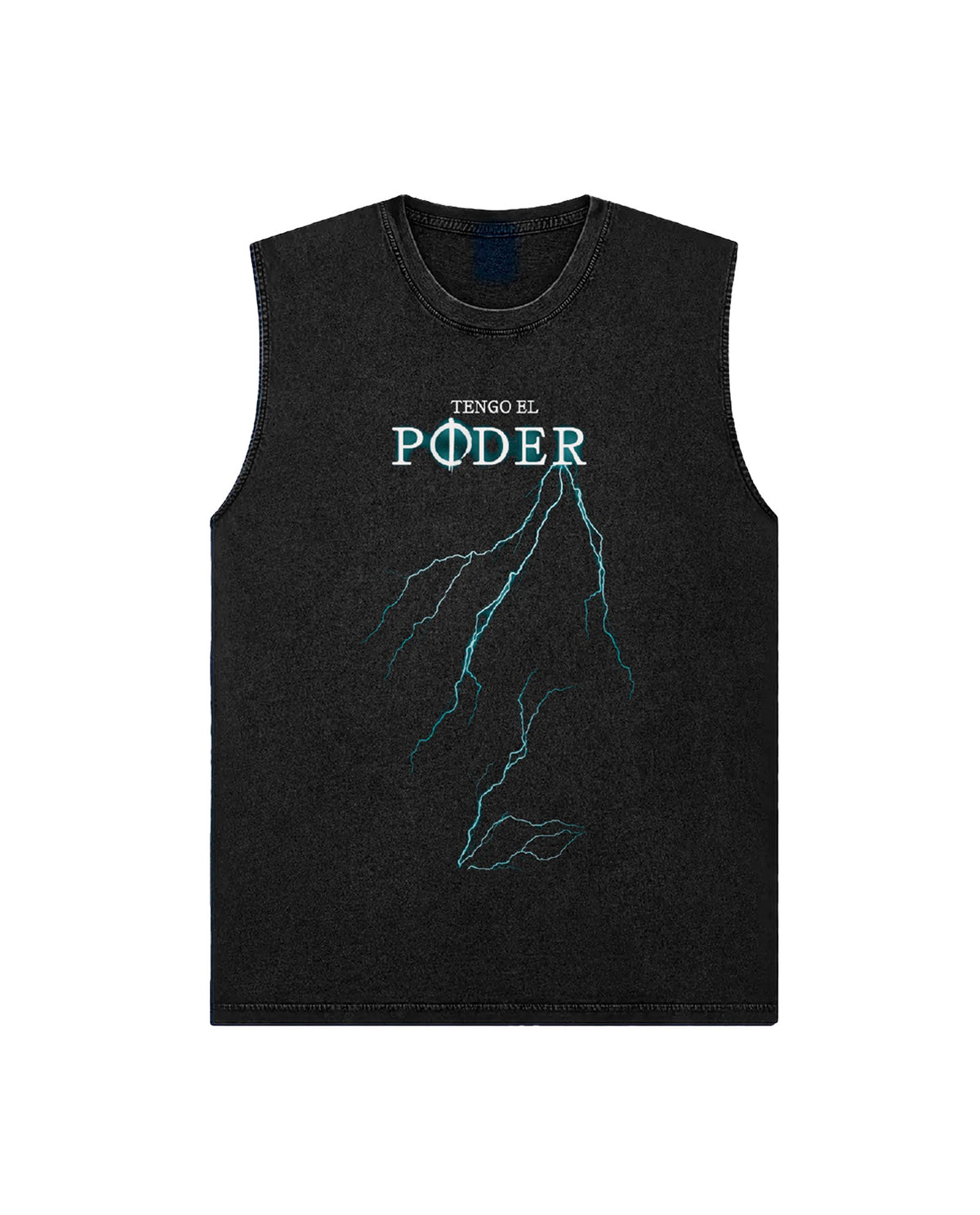 Manuel Carrasco - Camiseta Sin Mangas "Tengo el poder" Negro Vintage - D2fy · Rocktud - Manuel Carrasco