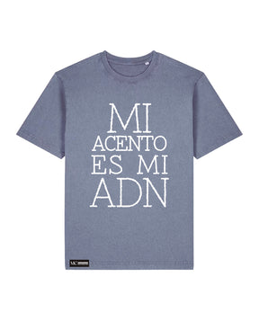 Manuel Carrasco - Camiseta Unisex "Mi Acento" Azul Vintage - D2fy - Direct To Fans - Manuel Carrasco