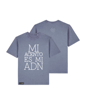 Manuel Carrasco - Camiseta Unisex "Mi Acento" Azul Vintage - D2fy - Direct To Fans - Manuel Carrasco