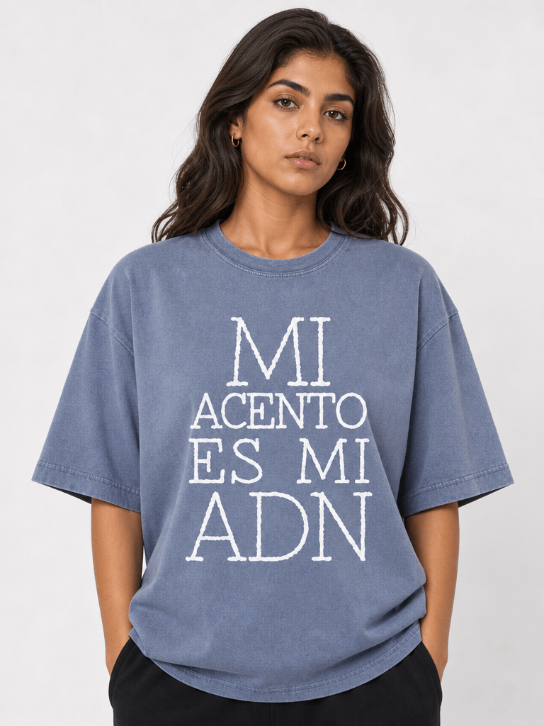 Manuel Carrasco - Camiseta Unisex "Mi Acento" Azul Vintage - D2fy - Direct To Fans - Manuel Carrasco