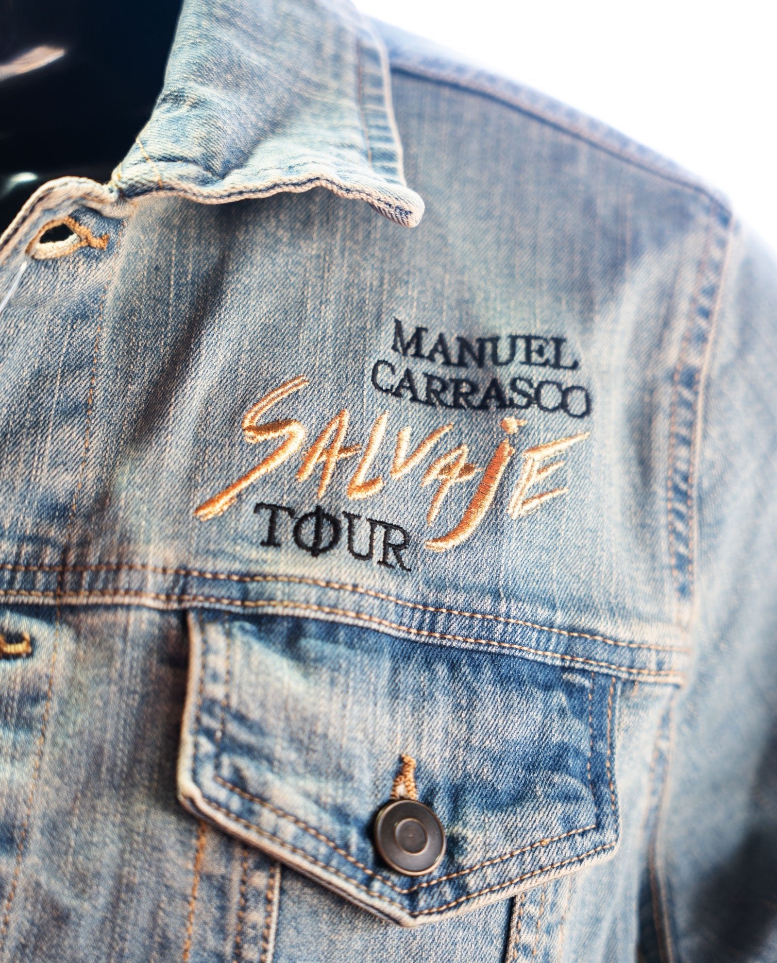 Manuel Carrasco - Cazadora Vaquera "Salvaje Tour" - D2fy · Rocktud - Manuel Carrasco