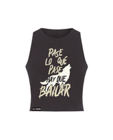 Manuel Carrasco - Crop Top Chica "Lobo" Negra - D2fy - Direct To Fans - Manuel Carrasco