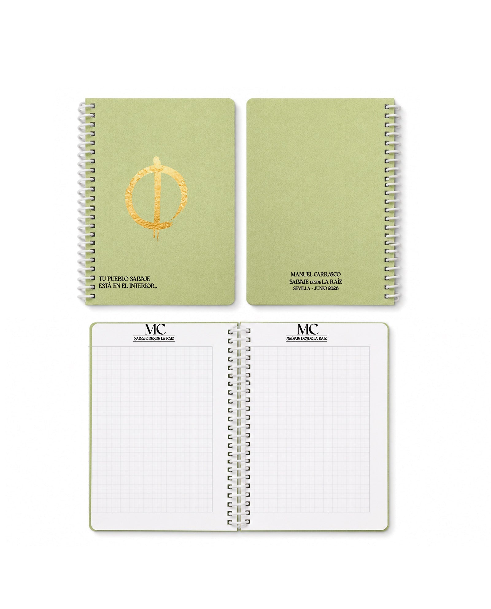 Manuel Carrasco - Libreta A5 "Salvaje desde la Raíz" - D2fy - Direct To Fans - Manuel Carrasco