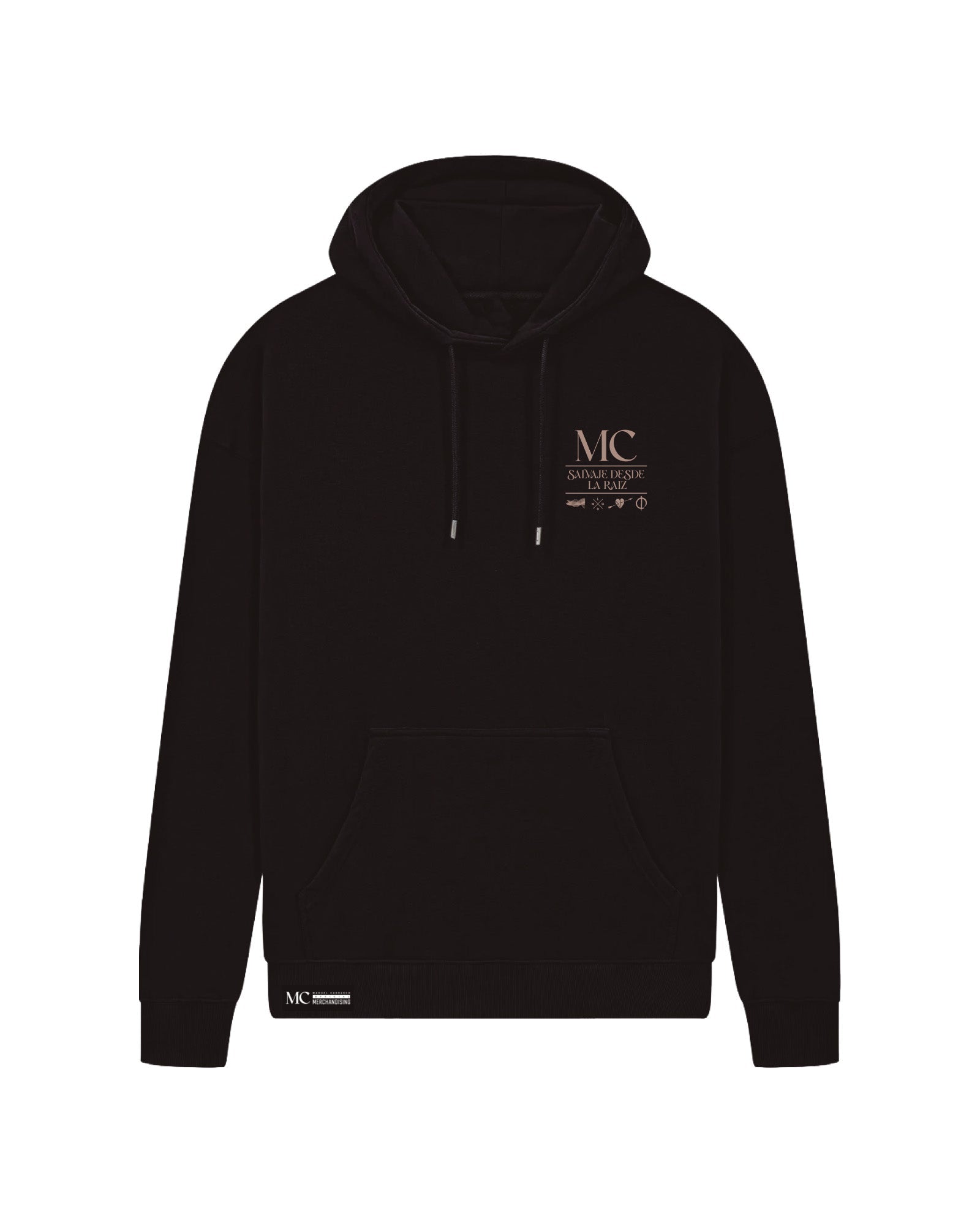 Manuel Carrasco - Sudadera Capucha Unisex "Salvaje desde la Raíz" Negra - D2fy - Direct To Fans - Manuel Carrasco