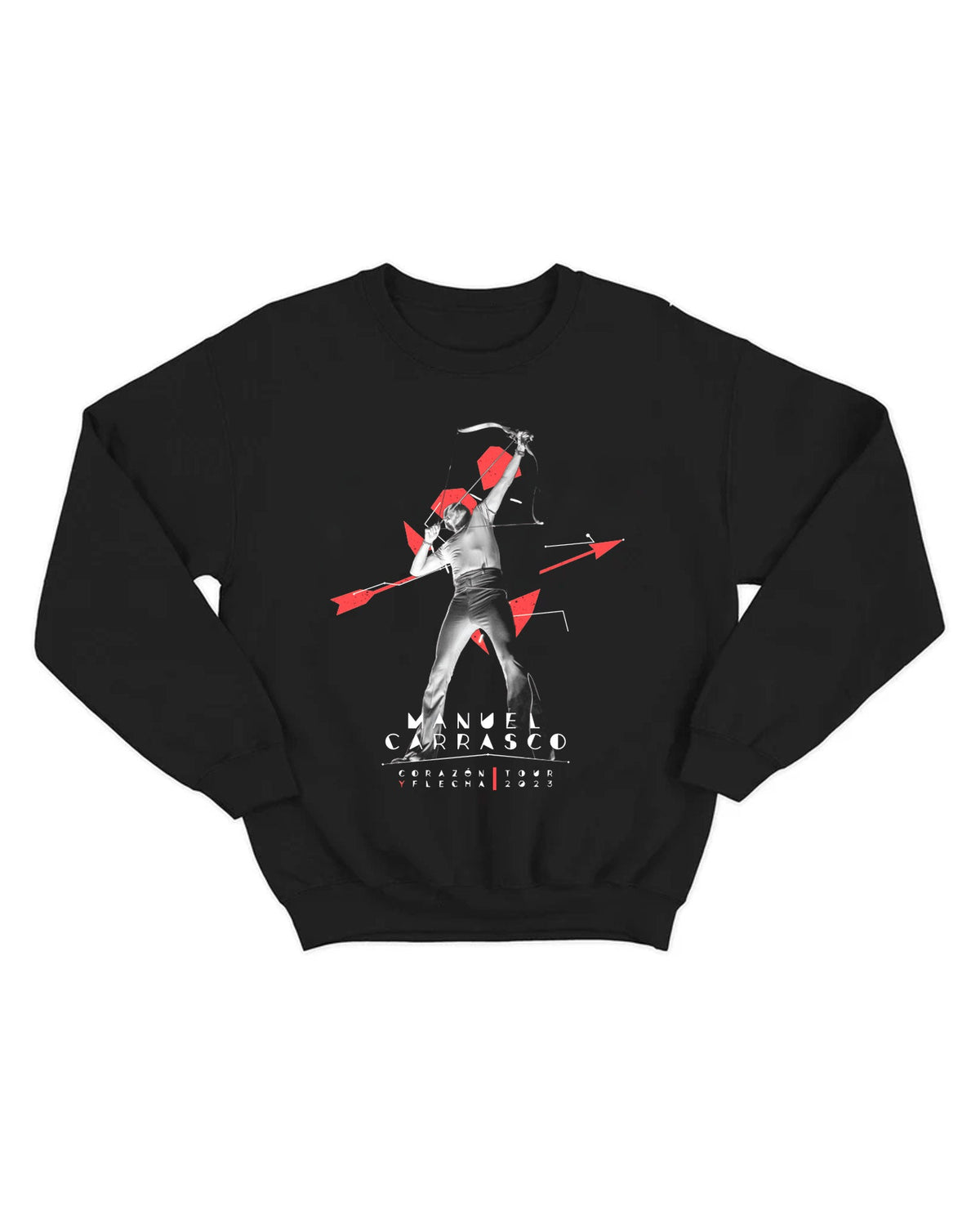 Manuel Carrasco - Sudadera Clásica Unisex "Gira Corazón y Flecha" - D2fy · Rocktud - Manuel Carrasco