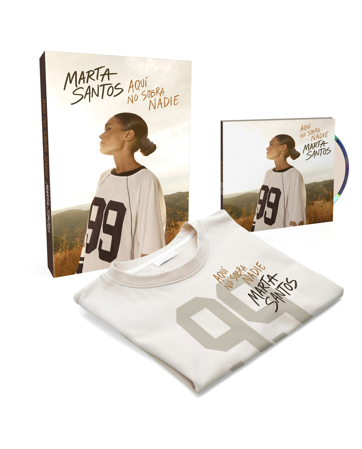 Marta Santos - Box CD + Camiseta Exclusiva "Aquí no sobra nadie"