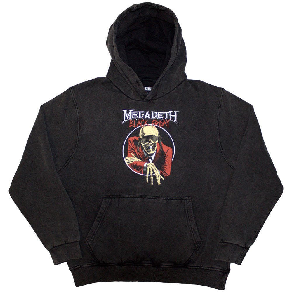 Megadeth - Sudadera Stone Wash "Black Friday" Unisex - D2fy - Direct To Fans - Megadeth