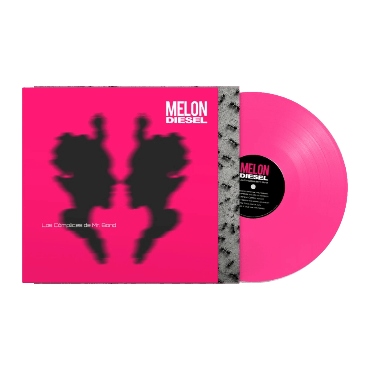 Melon Diesel - LP Vinilo Color Rosa "Los Cómplices de Mr. Bond" - D2fy - Direct To Fans - Melon Diesel