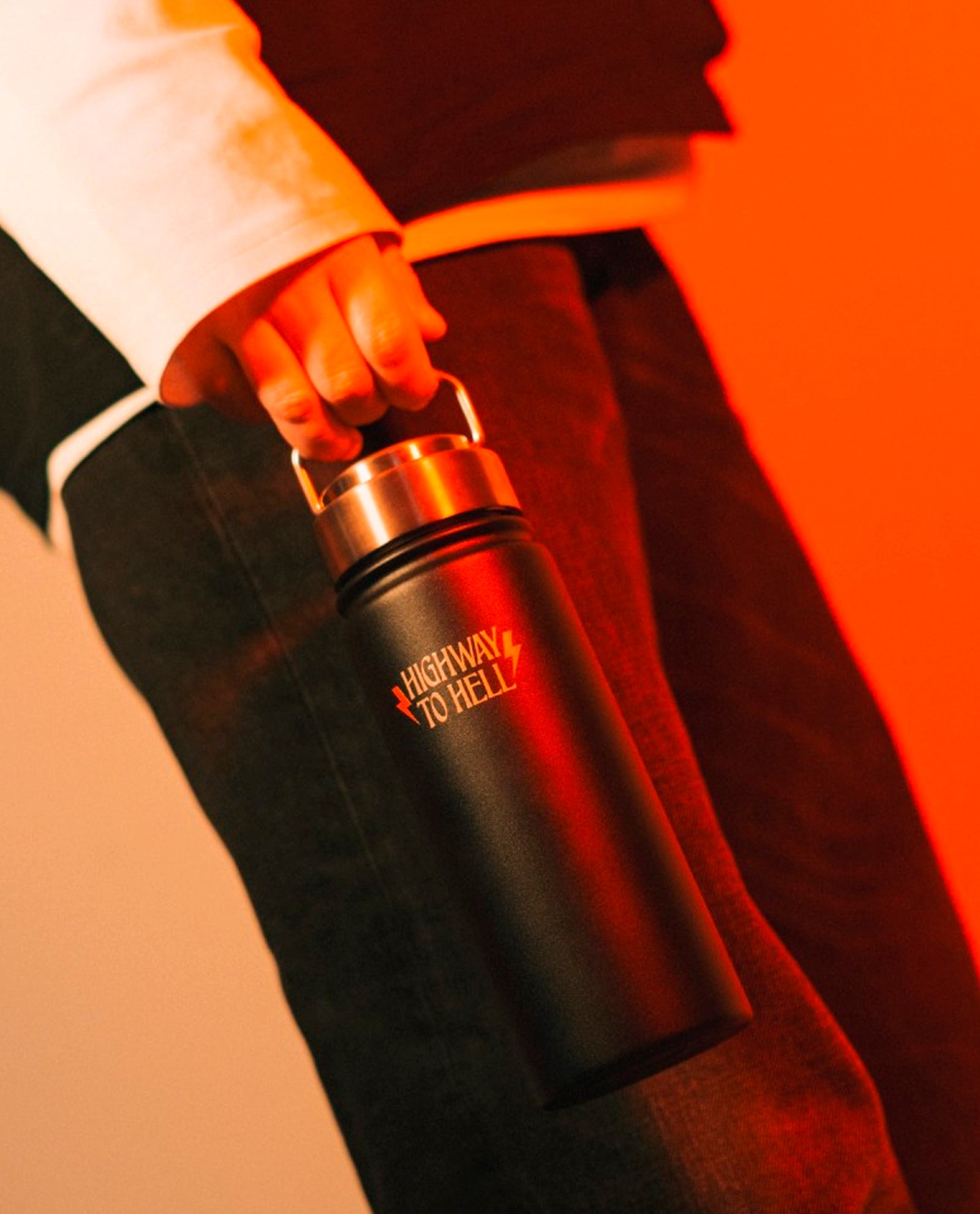 AC/DC - Botella Metálica Hot&Cold