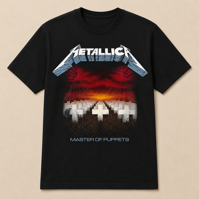 Metallica - Camiseta "Master of Puppets Tracks" Unisex - D2fy - Direct To Fans - Metallica