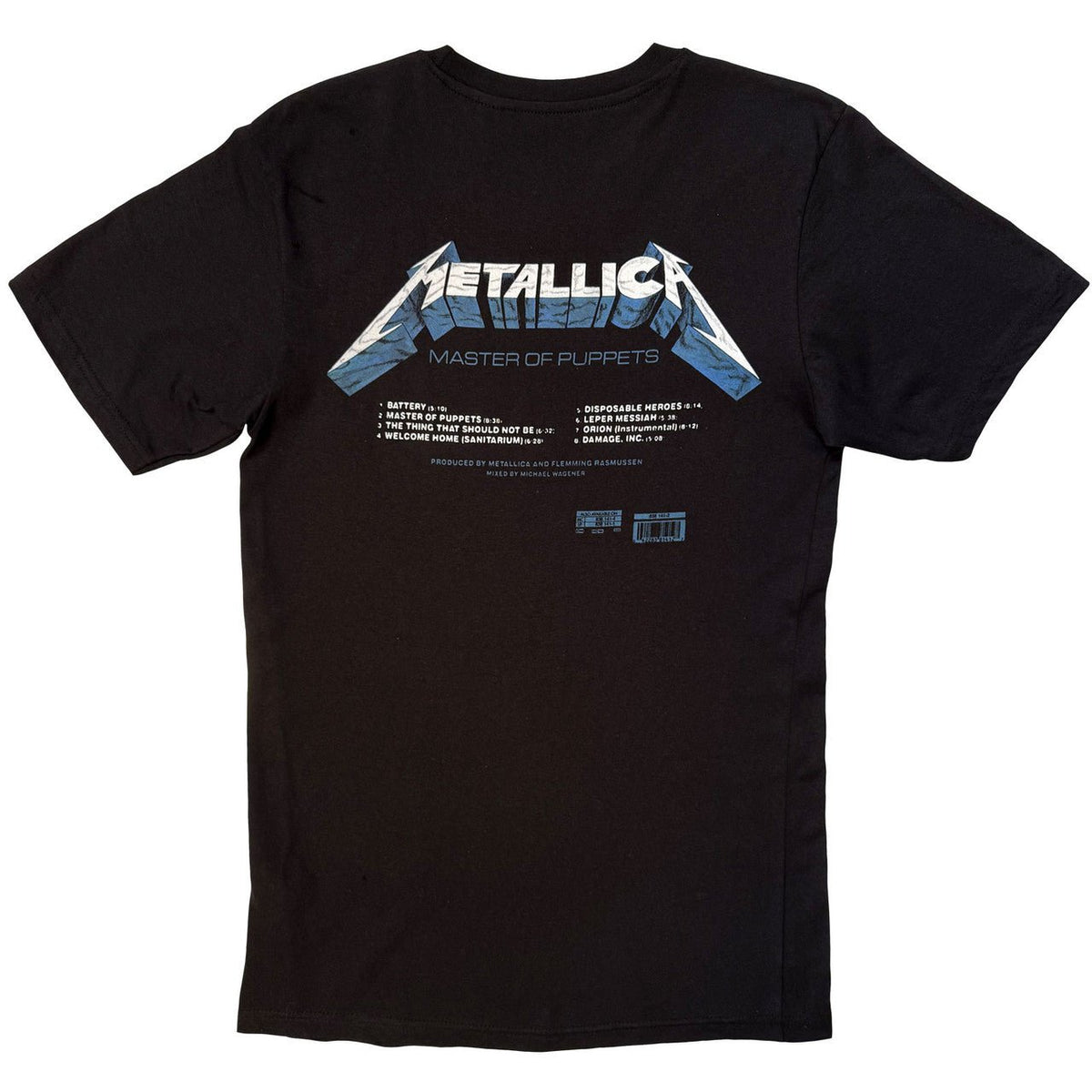 Metallica - Camiseta "Master of Puppets Tracks" Unisex - D2fy - Direct To Fans - Metallica