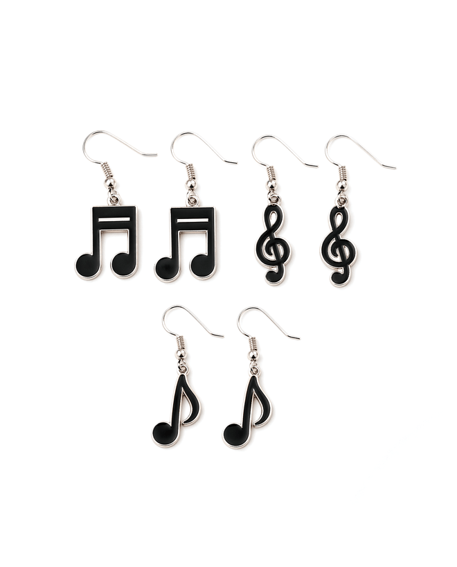 Music Legends - N012 Pendientes "Notas Musicales" - D2fy - Direct To Fans - D2fy