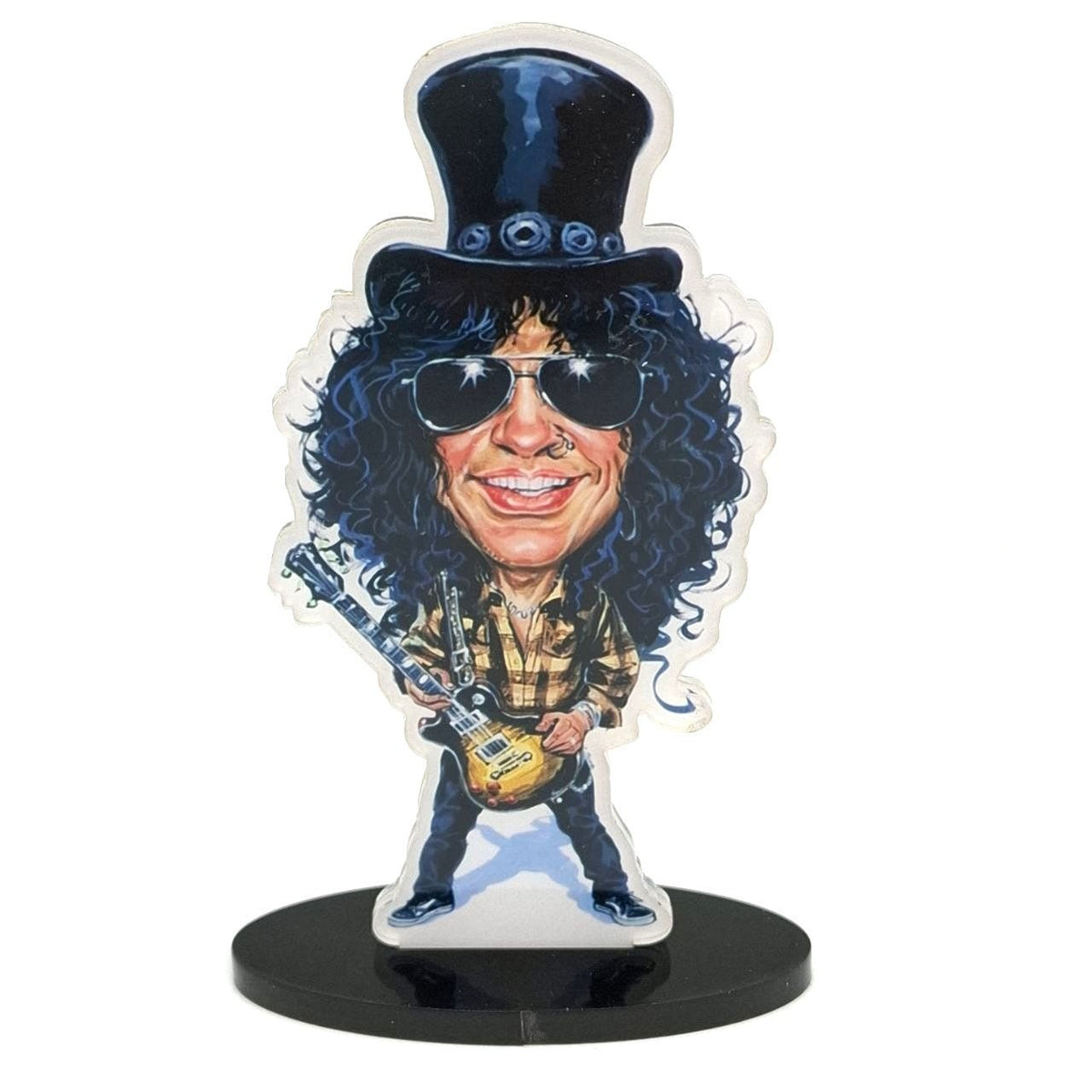 Music Legends - N142 Figura Acrílica Guitarrista con Chistera - Inspirada en Guns N' Roses - D2fy - Direct To Fans - Music Legends