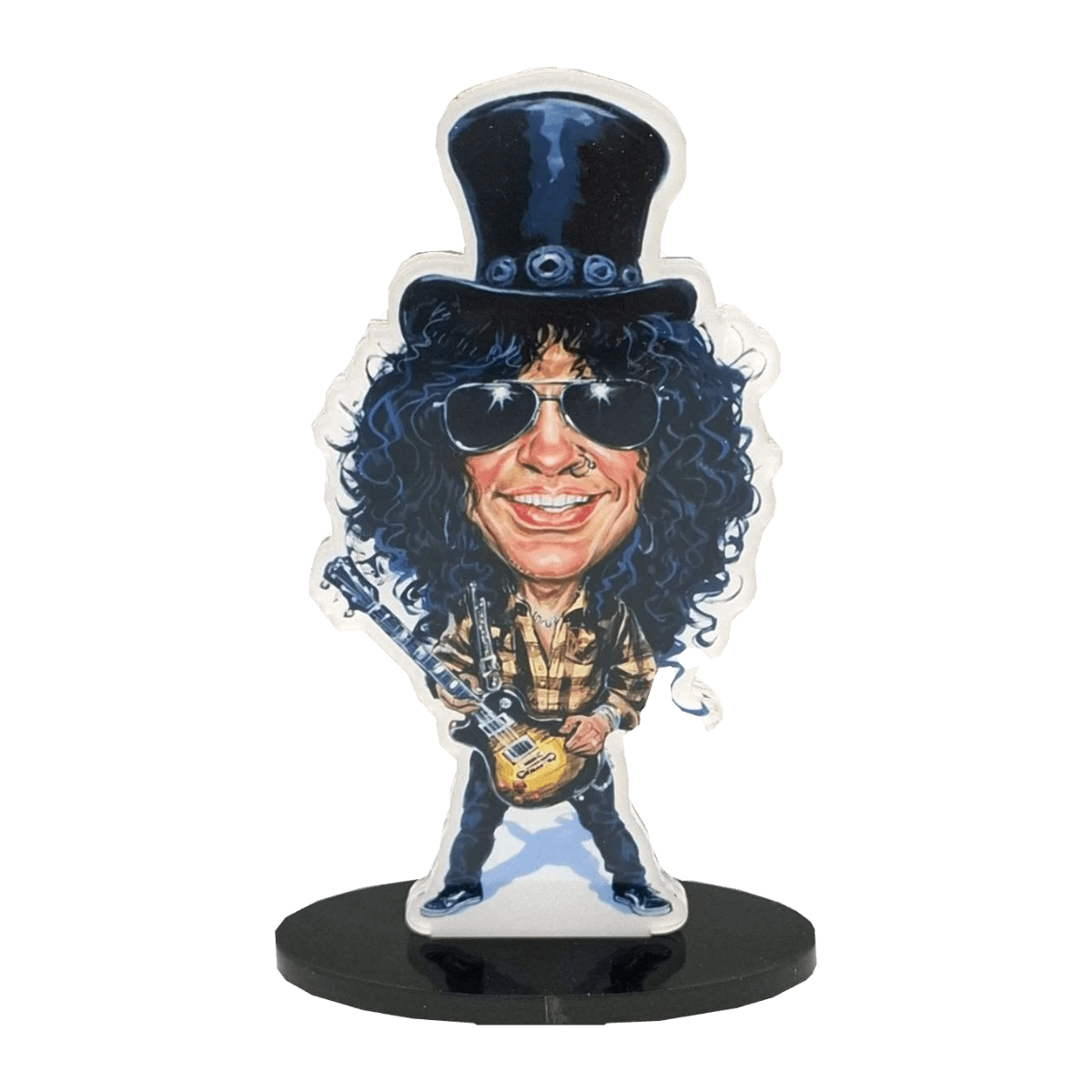 Music Legends - N142 Figura Acrílica Guitarrista con Chistera - Inspirada en Guns N' Roses - D2fy - Direct To Fans - Music Legends