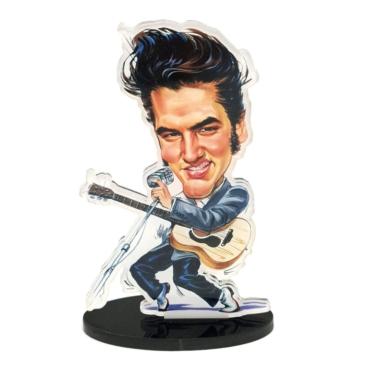 Music Legends - N159 Figura Acrílica Cantante con Tupé - Inspirada en Elvis Presley - D2fy - Direct To Fans - Music Legends