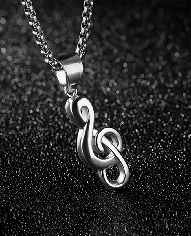Music Legends - N371 Collar con colgante "Clave de Sol" - D2fy - Direct To Fans - D2fy