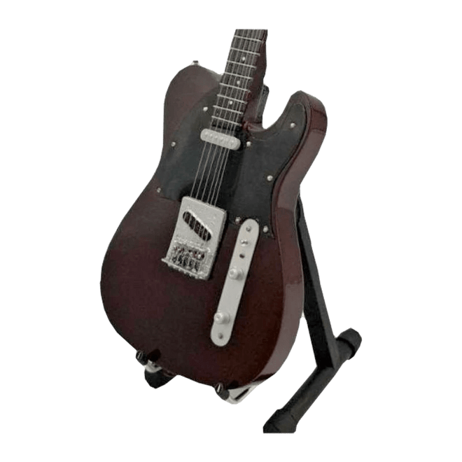 Music Legends - N4336 Mini Guitarra de Colección Madera Oscura (Años 60) - Inspirada en The Beatles - D2fy - Direct To Fans - Music Legends