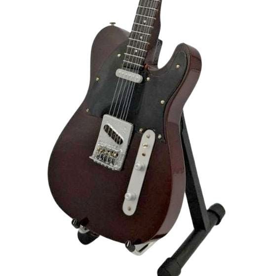 Music Legends - N4336 Mini Guitarra de Colección Madera Oscura (Años 60) - Inspirada en The Beatles - D2fy - Direct To Fans - Music Legends