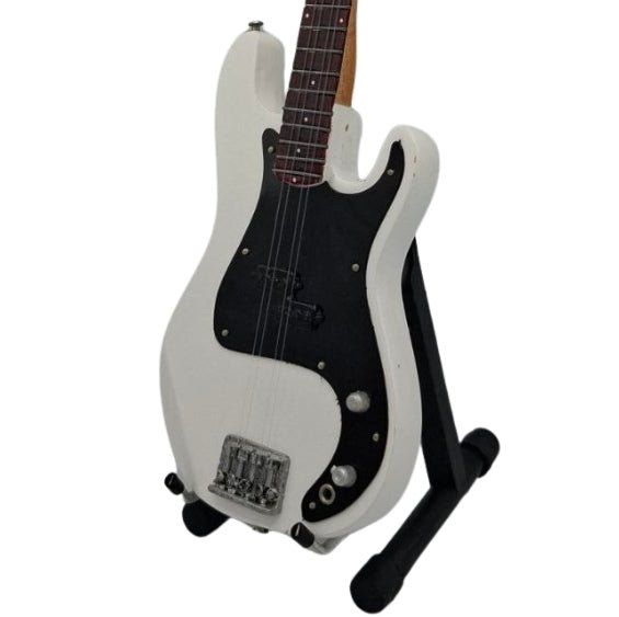 Music Legends - N7030 Mini Bajo de Colección Blanco (Años 70) - Inspirado en Sex Pistols - D2fy - Direct To Fans - Music Legends