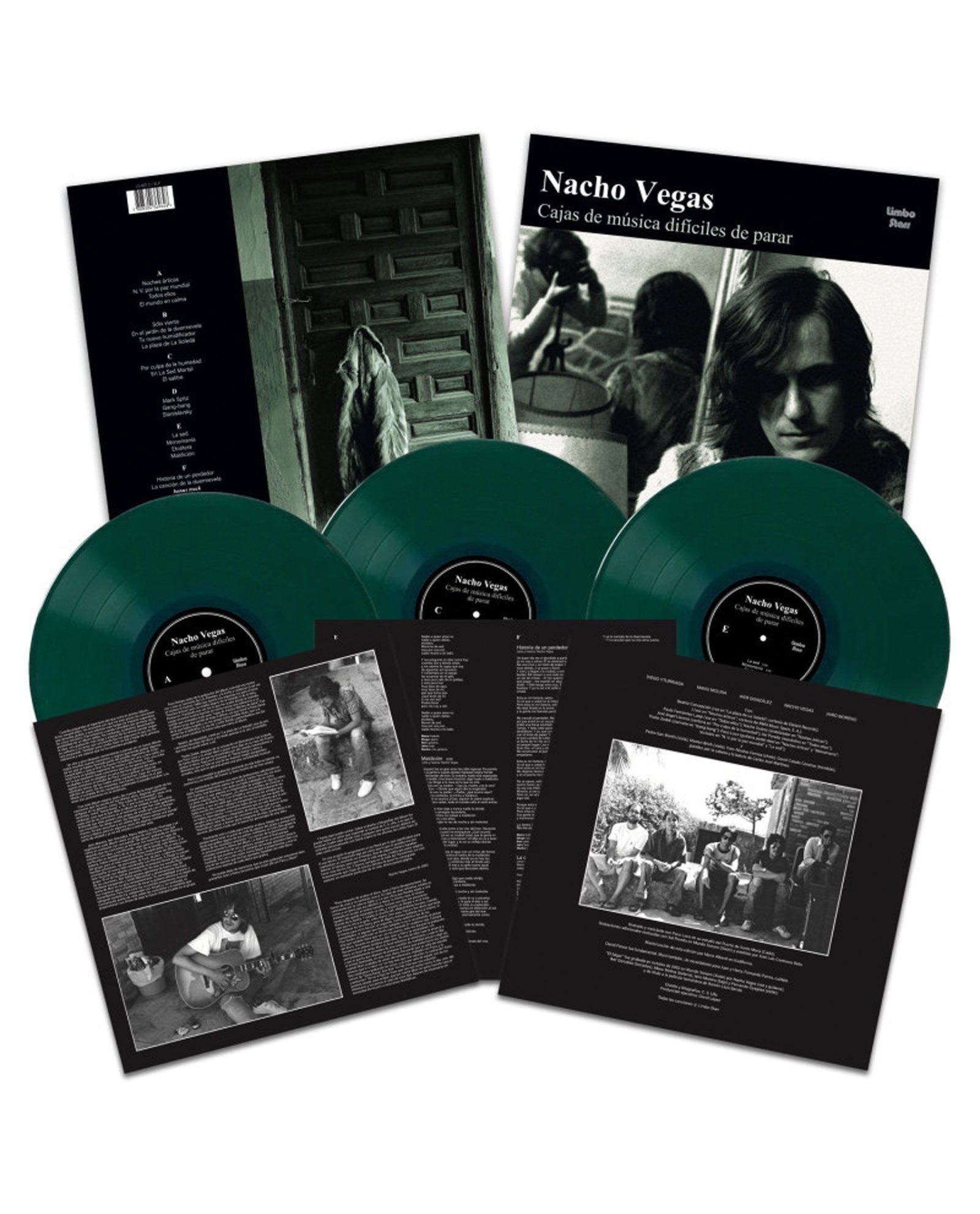 Nacho Vegas - 3LP Vinilo Verde "Cajas de Música Difíciles de Parar" - D2fy · Rocktud - Rocktud