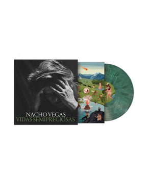 Nacho Vegas - LP Vinilo verde marmolado "Vidas Semipreciosas" - D2fy · Rocktud - Rocktud