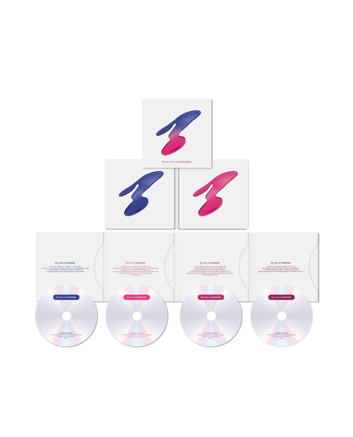 New Order - 4CD Softpack "The Best Of & The Rest Of" - D2fy - Direct To Fans - D2fy