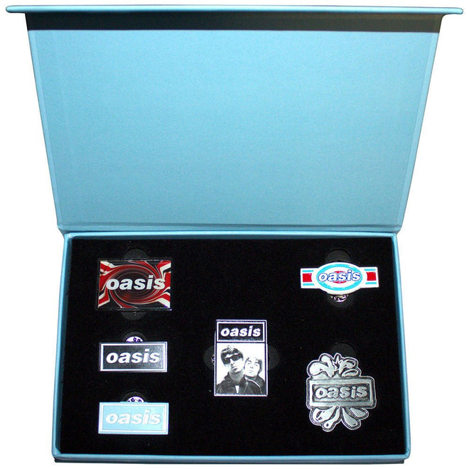 Oasis - Pack de chapas "Logos" - D2fy - Direct To Fans - Oasis
