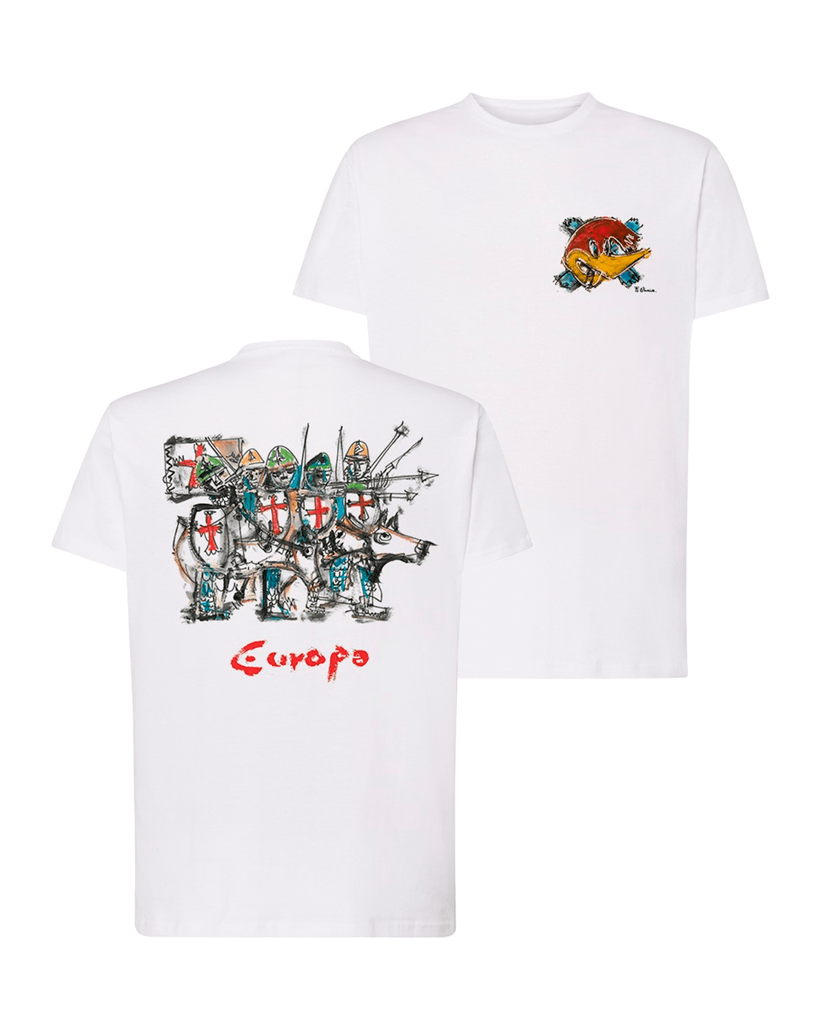 Pack Vinilo Blanco "Europa" + Camiseta "Europa" F. Pereira Unisex - D2fy · Rocktud - D2fy · Rocktud