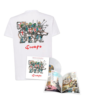 Pack Vinilo Blanco "Europa" + Camiseta "Europa" F. Pereira Unisex - D2fy · Rocktud - D2fy · Rocktud