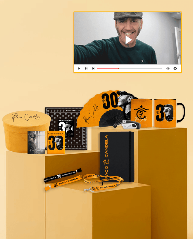 Paco Candela - Caja Deluxe "30" + Video Saluda Personalizado - D2fy - Direct To Fans - Paco Candela